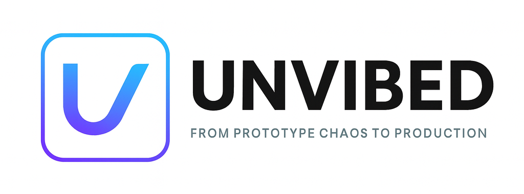 Unvibed - From Prototype Chaos to Production